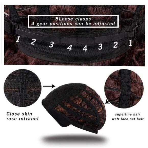 Pink Curly Hair Wig - Picture 5 of 5